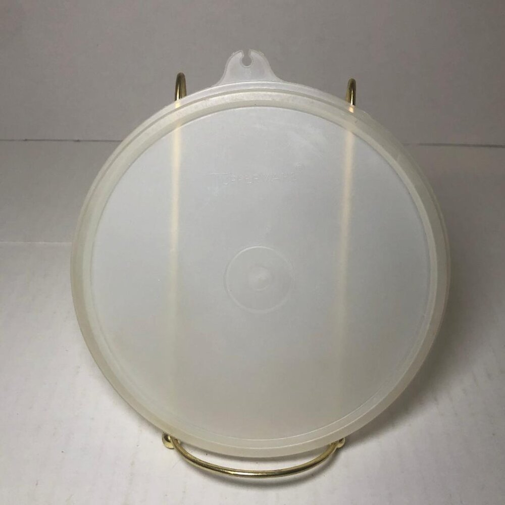 Vintage Tupperware 227-12 Replacement Sheer Lid With C Tab
